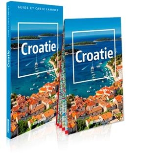 CROATIE GUIDE ET CARTE LAMINEE ANC ED