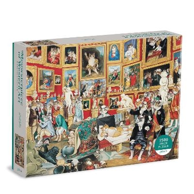 Tribuna of the Uffizi Meowsterpiece of Western Art 1500 Piece Puzzle -  Galison