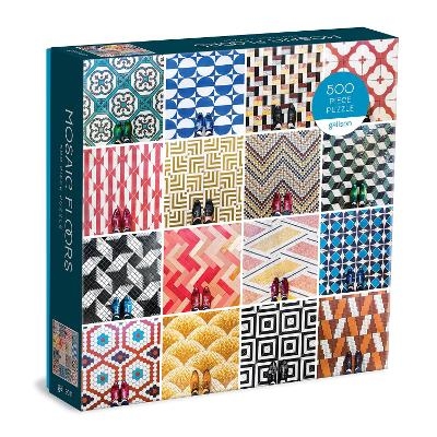 Mosaic Floors 500 Piece Puzzle -  Galison