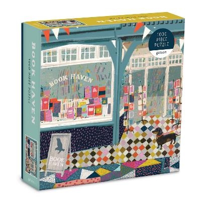 Book Haven 1000 Piece Puzzle In Square Box -  Galison
