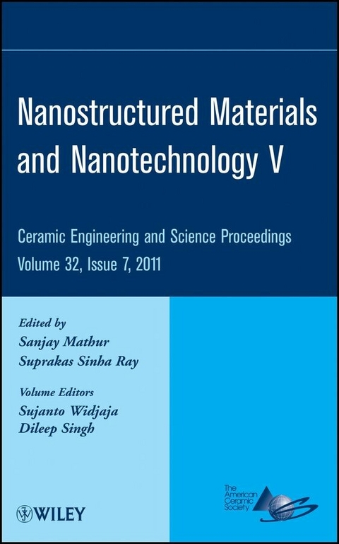 Nanostructured Materials and Nanotechnology V, Volume 32, Issue 7 - 