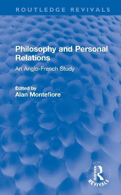 Philosophy and Personal Relations - 