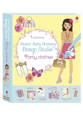 Sticker Dolly Dressing Design Studio Party Clothes - Fiona Watt