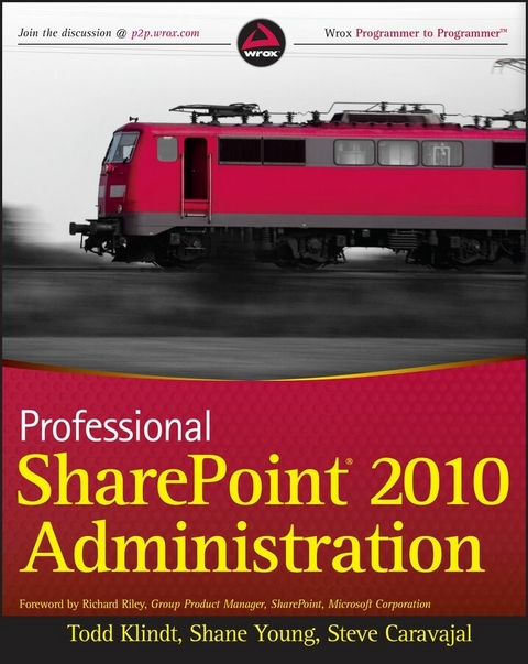 Professional SharePoint 2010 Administration -  Steve Caravajal,  Todd Klindt,  Shane Young