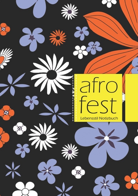 African Festival / Afro Fest (bunt) Notizbuch mit gepunkteten Linien, 180 Seiten, A5-Format, Buch 3. - Bespoke Books