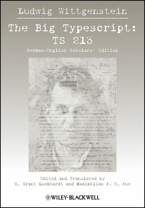 The Big Typescript - Ludwig Wittgenstein