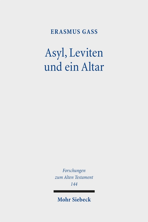 Asyl, Leviten und ein Altar - Erasmus Ga&szlig;
