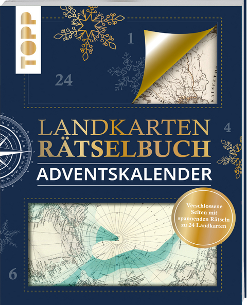 Landkarten R&auml;tselbuch Adventskalender - Norbert Pautner