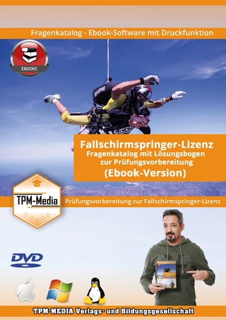 Fallschirmspringer - Lizenz Fragenkatalog mit Lösungsbogen (eBook) für Windows
