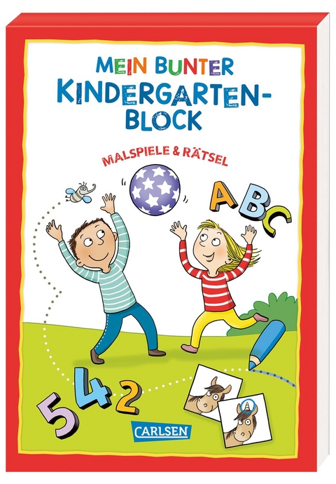 R&auml;tseln f&uuml;r Kita-Kinder: Mein bunter Kindergarten-Block: Malspiele und R&auml;tsel - Hanna S&ouml;rensen
