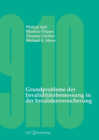 Grundprobleme der Invaliditätsbemessung in der Invalidenversicherung