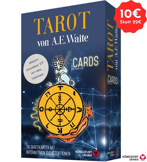 Tarot von A.E. Waite - iCards, m. 1 Buch, m. 1 Beilage - Arthur Edward Waite, Hajo Banzhaf, Noemi Christoph