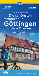ADFC-Regionalkarte Die sch&ouml;nsten Radtouren in G&ouml;ttingen und dem Oberen Leinetal, mit Tagestourenvorschl&auml;gen, 1:75.000, rei&szlig;- und wetterfest, E-Bike-geeignet, GPS-Tracks Download