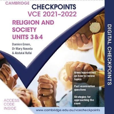 Cambridge Checkpoints VCE Religion and Society Units 3&4 2021&ndash;2022 Digital Card - Damien Green, Mary Noseda, Abdulai Rufai