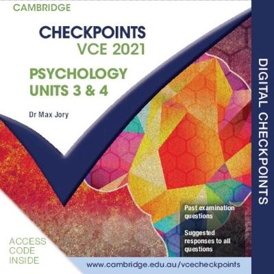 Cambridge Checkpoints VCE Psychology Units 3&4 2021 Digital Card - Max Jory