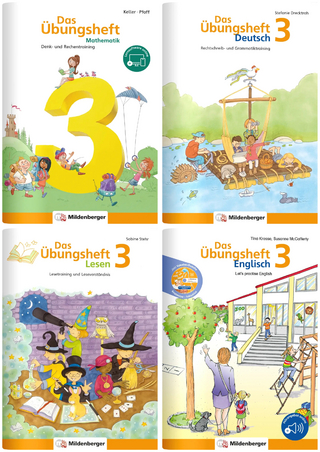 Sicher ins 4. Schuljahr – Paket: Rechnen – Schreiben – Lesen – Grammatik – Englisch · Klasse 3