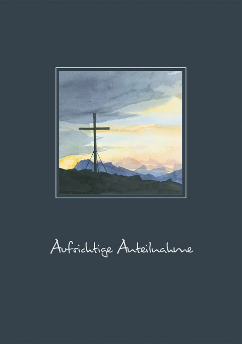 Reinhold Stecher Trauerkarte - 