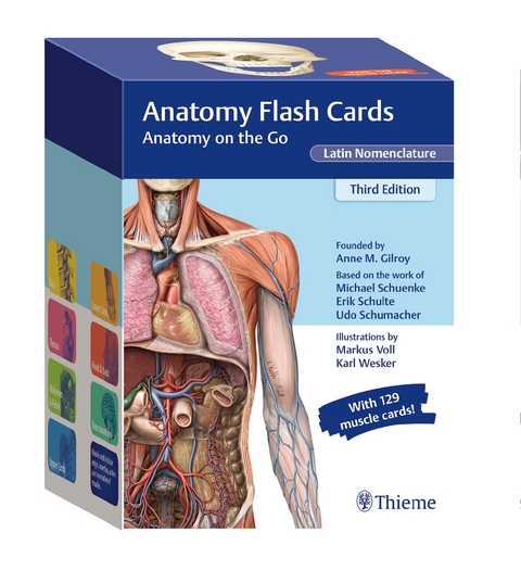 Anatomy Flash Cards, Latin Nomenclature - Anne M Gilroy