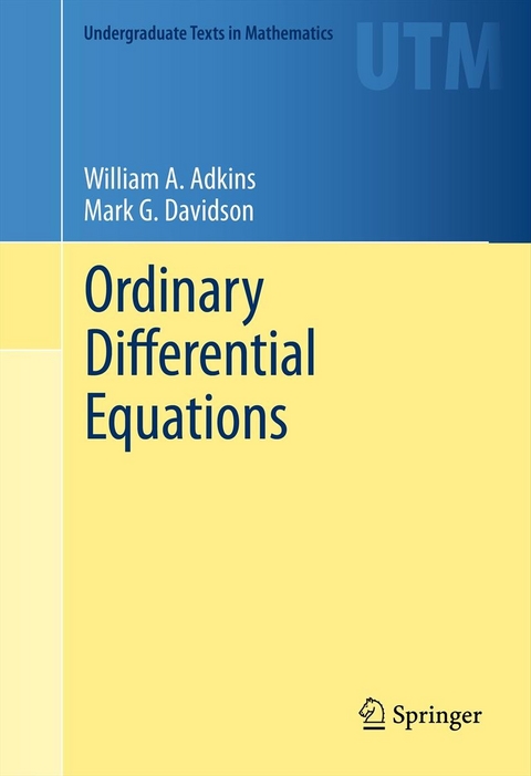 Ordinary Differential Equations - William Adkins, Mark G. Davidson