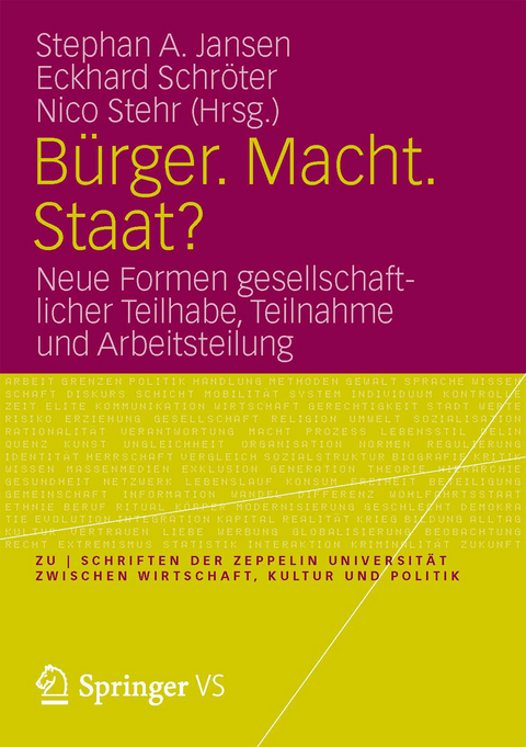 B&uuml;rger. Macht. Staat? - 
