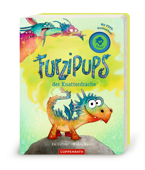 Furzipups, der Knatterdrache (Pappbilderbuch) -  Kai L&uuml;ftner