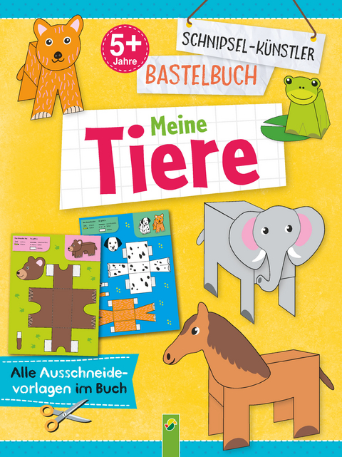 Schnipsel-K&uuml;nstler Bastelbuch Meine Tiere