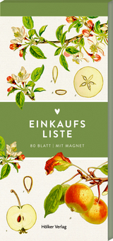 Einkaufsliste, &Auml;pfel (K&uuml;chenpapeterie)
