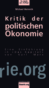 Kritik der politischen &Ouml;konomie - Michael Heinrich