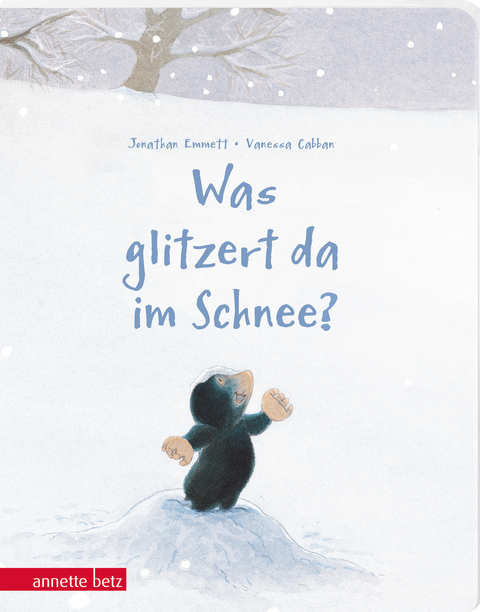 Was glitzert da im Schnee? - Ein buntes Pappbilderbuch &uuml;ber die Kunst, sich verzaubern zu lassen - Jonathan Emmett