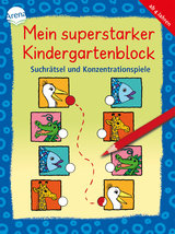 Mein superstarker Kindergartenblock. Suchr&auml;tsel und Konzentrationsspiele - Katja Schmiedeskamp, Katrin Merle, Antje Bohnstedt