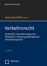 Verkehrsrecht - Janeczek, Christian; Roth, Hartmut