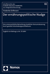 Der ern&auml;hrungspolitische Nudge - Friederike Driftmann
