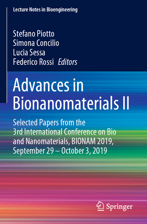 Advances in Bionanomaterials II - 