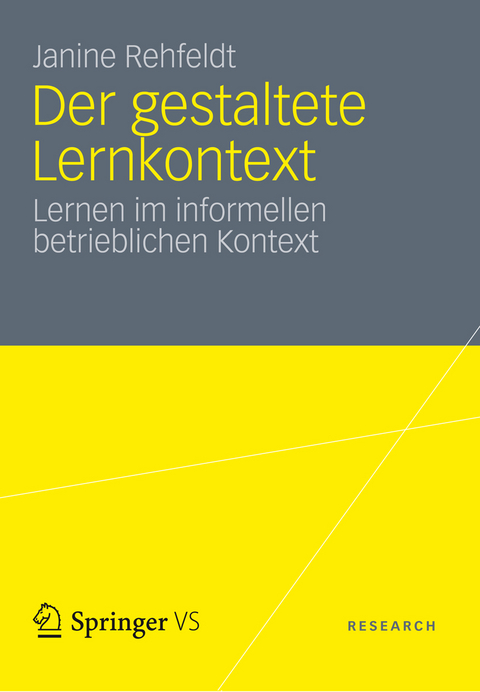 Der gestaltete Lernkontext - Janine Rehfeldt