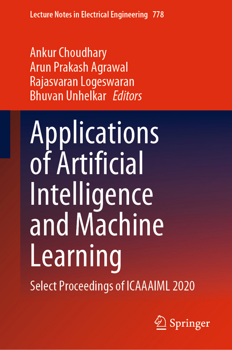 Applications of Artificial Intelligence and Machine Learning - 