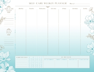 Self-Care Weekly Planner Notepad