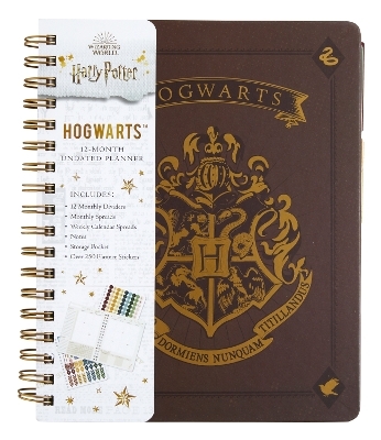 Harry Potter: 12-Month Undated Planner -  Insight Editions