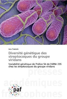 Diversité génétique des streptocoques du groupe viridans