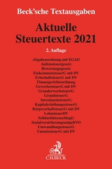 Aktuelle Steuertexte 2021 - 