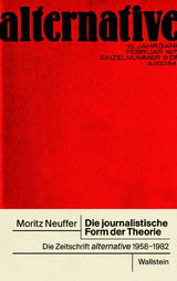 Die journalistische Form der Theorie - Moritz Neuffer