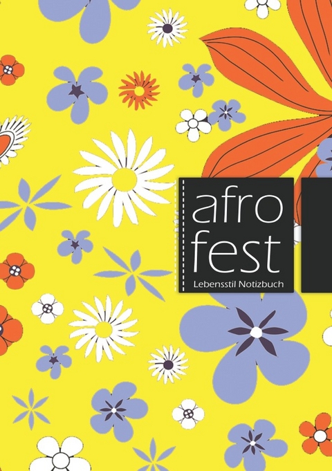 African Festival / Afro Fest (bunt) Notizbuch mit gepunkteten Linien, 180 Seiten, A5-Format, Buch 2. - Bespoke Books