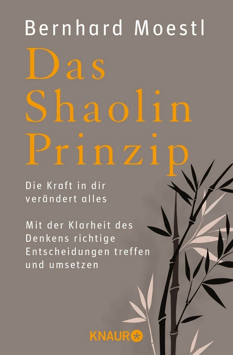Das Shaolin-Prinzip - Bernhard Moestl
