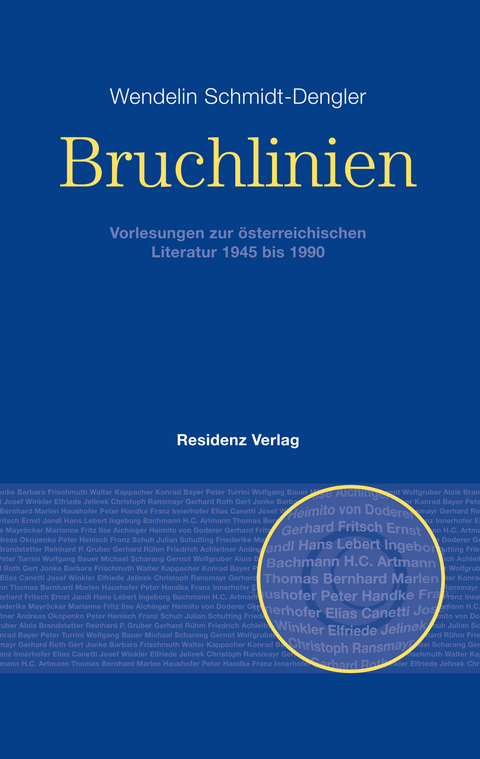 Bruchlinien Band 1 - Wendelin Schmidt-Dengler