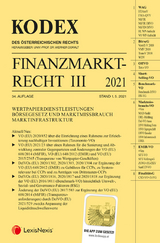 Kodex Finanzmarktrecht Band III 2021 - 