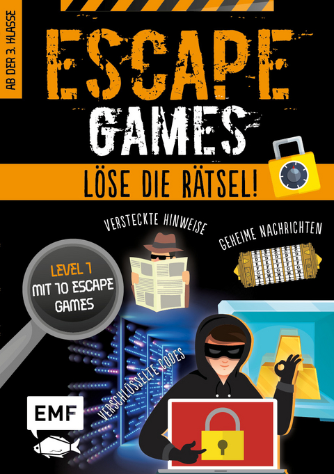 Escape Games Level 1 (orange) &ndash; L&ouml;se die R&auml;tsel! &ndash; 10 Escape Games ab der 3. Klasse - Mathieu Qu&eacute;n&eacute;e