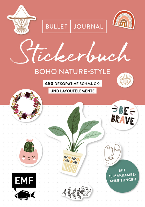 Bullet Journal Stickerbuch &ndash; Boho Nature-Style