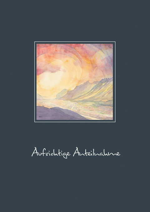 Reinhold Stecher Trauerkarte - 