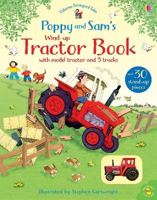 Poppy and Sam's Wind-Up Tractor Book - Sam Taplin, Heather Amery