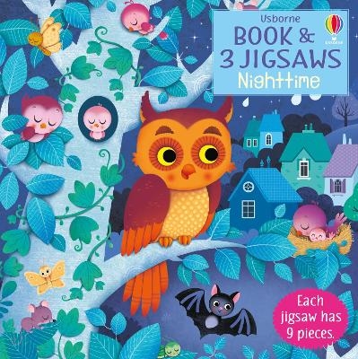 Usborne Book and 3 Jigsaws: Night time - Sam Taplin