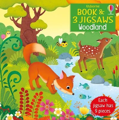 Usborne Book and 3 Jigsaws: Woodland - Sam Taplin